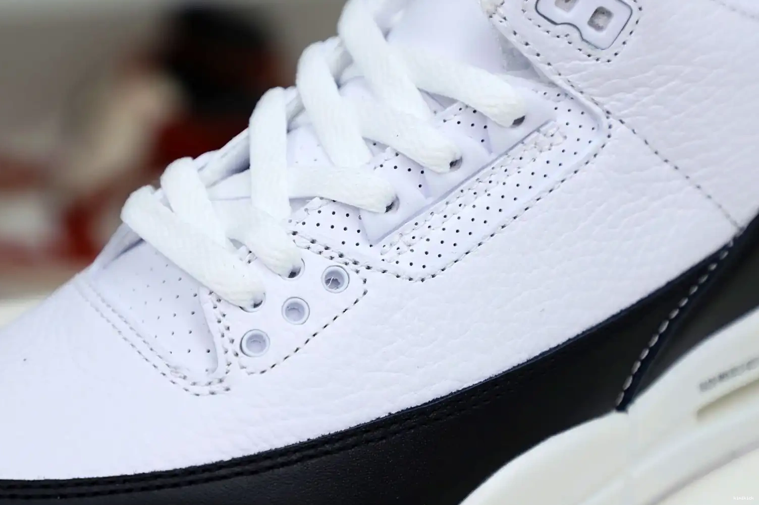 SP 'WHITE' JORDAN 3 Kimikick AIR RETRO DESIGN FRAGMENT X 0414